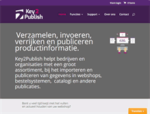 Tablet Screenshot of key2publish.nl